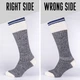 Набор 2 пары Мужские теплые шерстяные носки CheshKit Mid-Calf Cabin socks Серо-белый, размер 40-44 - изображение 3