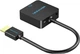 Перехідник Vention HDMI M -> VGA F, 1080P 60Гц, 3.5мм Audio, Micro USB (F) powered, кабель 0.15 м (ACRBB) - зображення 2