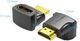 Перехідник Vention HDMI F -> HDMI M, кут 270° 4K 60Гц PVC (AINB0) - зображення 2