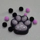 Игрушка антистресс сквиш Лапка котика, 7см, Серый - изображение 6