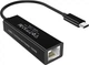 Перехідник Choetech USB3.1 Type-C --> Ethernet RJ45 1000Mb 0.15 м Чорний (HUB-R01-BK) - зображення 1