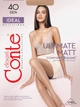 Колготи 40 Den жіночі великих розмірів Conte Ideal 5 р Grafit (4810226162804) - зображення 1
