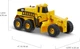 Набір металевих машинок CAT Construction Little Machines Dump Truck/Cement Mixer/Grader Міні-техніка 3 шт (82273) - зображення 3