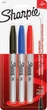 Маркеры перманентные Sharpie Permanent Markers, Fine Point 3 шт. (30173) - изображение 1