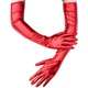 Рукавички латексні вище ліктя довгі червоні (LTKP-red) - зображення 4