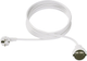 Kabel zasilający Bachmann gniazdo - wtyczka kątowa White 3 m (4016514000722) - obraz 1