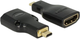 Adapter Delock micro HDMI-D do HDMI-A 4K High Speed HDMI z Ethernetem (4043619656646) - obraz 1