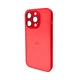 Защитный чехол-накладка AG Glass Matt Frame Color Logo для Apple iPhone 15 Pro Coke Red (AGMattFrameiP15PRed) - изображение 1