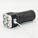 Фонарь ручной BL-X508 прожекторный аккумуляторный 1200 мА·ч USB с боковым COB-светом водонепроницаемый Черный - изображение 2