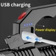 Фонарь ручной BL-X508 прожекторный аккумуляторный 1200 мА·ч USB с боковым COB-светом водонепроницаемый Черный - изображение 7