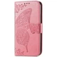 Чохол-книжка з малюнком UniCase Butterfly Pattern для Motorola Edge 50 Neo / Edge 60 Neo - Pink - зображення 5