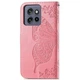 Чохол-книжка з малюнком UniCase Butterfly Pattern для Motorola Edge 50 Neo / Edge 60 Neo - Pink - зображення 6