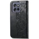 Чохол-книжка з малюнком UniCase Butterfly Pattern для Motorola Edge 50 Neo / Edge 60 Neo - Black - зображення 6