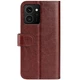 Классический чехол-книжка Deexe Wallet Style для HMD Skyline - Brown - изображение 5