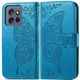 Чохол-книжка з малюнком UniCase Butterfly Pattern для Motorola Edge 50 Neo / Edge 60 Neo - Blue - зображення 1