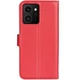 Классический чехол-книжка Deexe Book Type для HMD Skyline - Red - изображение 5