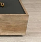Журнальний столик Grail Grafit 640х640х250мм Дуб натуральний + Скло Графіт (0121) - зображення 3