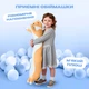 Игрушка мягкая подушка детская обнимашка Кот Батон антистресс 90 см BRS Orange - изображение 2