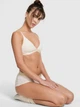 Жіночий топ Victoria's Secret Logo Cotton Triangle S молочний - зображення 3