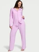 Женская пижама (Штани+рубашка) Victoria's Secret модал XL фиолетова - изображение 1