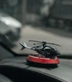 Автомобільний багаторазовий ароматизатор в авто вертоліт Red із сонячною панеллю - зображення 8