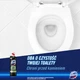 Гель для чистки и борьбы с камнем, дезинфекция унитаза Domestos Zero Lime 750мл - изображение 3