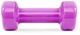 Гантель виниловая PowerPlay 4125 Achilles 0.5 кг Розовая (PP_4125_0.5kg) - изображение 2