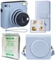 Набір із фотокамерою миттєвого друку Fujifilm INSTAX SQ1 EX D Blue / картридж (10 фото) / альбом (80 фото) / чохол / ремінець / фотоапарат INSTAX Square SQ1 - зображення 1
