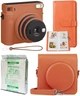Набор с фотокамерой мгновенной печати Fujifilm INSTAX Square SQ1 EX D Orange / картридж (10 фото) / альбом (80 фото) / чехол / ремешок / фотоаппарат INSTAX SQ1 - изображение 1