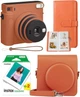 Набор с фотокамерой мгновенной печати Fujifilm INSTAX SQ1 EX D Orange / картриджи (20 фото) / альбом (80 фото) / чехол / ремешок / фотоаппарат INSTAX Square SQ1 - изображение 1