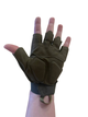 Рукавички тактичні KOMBAT UK Alpha Fingerless Tactical Gloves XL 5060545657607 - изображение 7