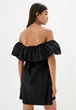 Легкое летнее платье с открытыми плечами Подіум 21369-BLACK XS Черный - изображение 3