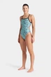 Купальник закритий для жінок Arena ESCAPE SWIMSUIT CHALLENGE BACK бірюзовий Жін 38 007739-580 38 - зображення 2