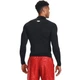 Лонгслив UA HG Armour Comp Mock LS черный Муж LG 1369606-001 LG - изображение 2