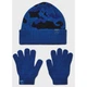Набор шапка и перчатки UA B Beanie/Glove Combo синий Дет OFSM 197777354860 - изображение 1