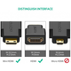 Адаптер Ugreen Mini HDMI Male to HDMI Female Adapter Black (UGR-20101) - изображение 4