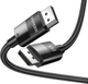 Кабель DisplayPort 1.4 Ugreen DP114 DP Male to Male 8K Round Cable ABS Shell Braid 1.5m Black (UGR-80391) - зображення 1