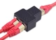 Разветвитель RJ45 8P8C экранированный с 1 на 2 гнезда витая пара Двойник RJ45 Ethernet - изображение 4