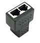 Разветвитель RJ45 8P8C экранированный с 1 на 2 гнезда витая пара Двойник RJ45 Ethernet - изображение 5