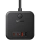 Сетевое зарядное устройство Baseus PowerCombo Cube Power Strip 3xAC+2xUSB+2xType-C 30W 1.5м (E00066400117-00) Black - изображение 3