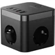 Сетевое зарядное устройство Baseus PowerCombo Cube Power Strip 3xAC+2xUSB+2xType-C 30W 1.5м (E00066400117-00) Black - изображение 4