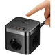 Сетевое зарядное устройство Baseus PowerCombo Cube Power Strip 3xAC+2xUSB+2xType-C 30W 1.5м (E00066400117-00) Black - изображение 5