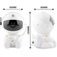 Лазерный ночник-проектор звездного неба Astronaut Star 5W 7 режимов White - изображение 6