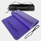 Коврик для йоги и фитнеса EasyFit TPE+TC 6 мм двухслойный + Чехол сиреневый c сиреневым - изображение 1