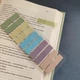 Полупрозрачные пластиковые стикеры-закладки, 5 цветов, 200 штук, стикеры для книг и блокнотов. з-057 - изображение 2