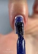 База для нігтів кольорова із світловідбивальним ефектом (синя) Flash Base Coat 08 Couture Colour 9 мл - зображення 5