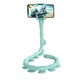 Держатель для телефона Cute Worm Lazy Holder с универсальными присосками гибкий. Цвет: бирюзовый - изображение 1