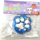 Іграшка антистрес котяча лапка сквіш 4см Таба лапа котика липка тягучка лапки UKC синя - зображення 1