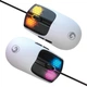 Миша комп'ютерна ігрова MARVO Wired Programmable Gaming Mouse M727 RGB-підсвічування 1200-12400dpi Білий - зображення 7