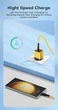 Кабель ASOMETECH Type-C PD 60W 1.2 м Yellow Швидка зарядка та передача даних - зображення 5